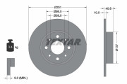 92202303 Brzdový kotouč Shoe Kit Pro TEXTAR