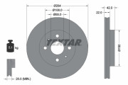 92204503 Brzdový kotouč Shoe Kit Pro TEXTAR
