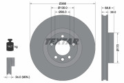 92213605 Brzdový kotouč PRO+ TEXTAR