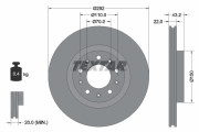 92221103 Brzdový kotouč Shoe Kit Pro TEXTAR