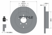 92223603 Brzdový kotouč Shoe Kit Pro TEXTAR
