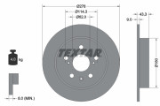 92225303 Brzdový kotouč Shoe Kit Pro TEXTAR