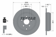 92227203 Brzdový kotouč Shoe Kit Pro TEXTAR