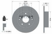 92227603 Brzdový kotouč Shoe Kit Pro TEXTAR