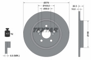 92228303 Brzdový kotouč Shoe Kit Pro TEXTAR