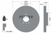 92230303 Brzdový kotouč Shoe Kit Pro TEXTAR