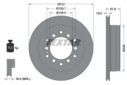 92231003 Brzdový kotouč Shoe Kit Pro TEXTAR