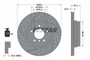 92231203 Brzdový kotouč Shoe Kit Pro TEXTAR