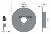 92231403 Brzdový kotouč Shoe Kit Pro TEXTAR
