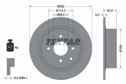 92234303 Brzdový kotouč Shoe Kit Pro TEXTAR