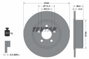 92234803 Brzdový kotouč Shoe Kit Pro TEXTAR