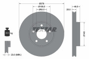 92237703 Brzdový kotouč Shoe Kit Pro TEXTAR