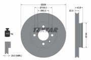 92237903 Brzdový kotouč Shoe Kit Pro TEXTAR