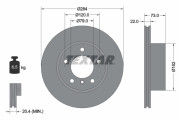 92238403 Brzdový kotouč Shoe Kit Pro TEXTAR