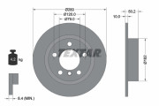 92238703 Brzdový kotouč Shoe Kit Pro TEXTAR