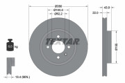92239303 Brzdový kotouč Shoe Kit Pro TEXTAR
