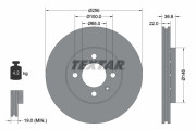 92239403 Brzdový kotouč Shoe Kit Pro TEXTAR