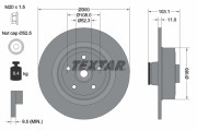 92239603 Brzdový kotouč Shoe Kit Pro TEXTAR
