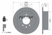 92240803 Brzdový kotouč Shoe Kit Pro TEXTAR