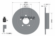 92241303 Brzdový kotouč Shoe Kit Pro TEXTAR