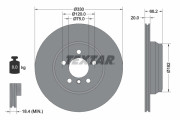 92241903 Brzdový kotouč Shoe Kit Pro TEXTAR