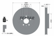 92243303 Brzdový kotouč Shoe Kit Pro TEXTAR