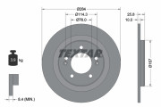 92252703 Brzdový kotouč Shoe Kit Pro TEXTAR