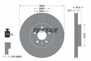 92252803 Brzdový kotouč Shoe Kit Pro TEXTAR