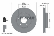 92253303 Brzdový kotouč Shoe Kit Pro TEXTAR