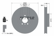 92253803 Brzdový kotouč Shoe Kit Pro TEXTAR