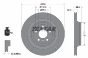 92254505 Brzdový kotouč PRO TEXTAR