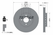 92254603 Brzdový kotouč Shoe Kit Pro TEXTAR