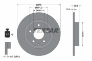 92254703 Brzdový kotouč Shoe Kit Pro TEXTAR