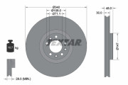 92256003 Brzdový kotouč Shoe Kit Pro TEXTAR