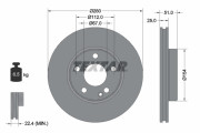 92257003 Brzdový kotouč Shoe Kit Pro TEXTAR