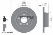 92257203 Brzdový kotouč Shoe Kit Pro TEXTAR