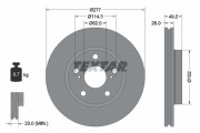 92257703 Brzdový kotouč Shoe Kit Pro TEXTAR