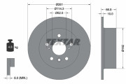 92257803 Brzdový kotouč Shoe Kit Pro TEXTAR