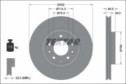 92261503 Brzdový kotouč Shoe Kit Pro TEXTAR