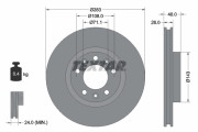 92267203 Brzdový kotouč Shoe Kit Pro TEXTAR