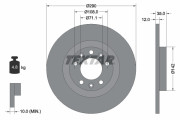 92267303 Brzdový kotouč Shoe Kit Pro TEXTAR