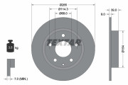 92267703 Brzdový kotouč Shoe Kit Pro TEXTAR