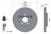 92268803 Brzdový kotouč Shoe Kit Pro TEXTAR