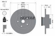 92268903 Brzdový kotouč Shoe Kit Pro TEXTAR