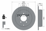 92271003 Brzdový kotouč Shoe Kit Pro TEXTAR