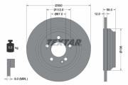 92272703 Brzdový kotouč Shoe Kit Pro TEXTAR