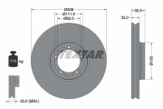92273003 Brzdový kotouč Shoe Kit Pro TEXTAR