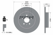 92275203 Brzdový kotouč Shoe Kit Pro TEXTAR