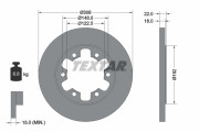 92275803 Brzdový kotouč Shoe Kit Pro TEXTAR