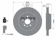 92278303 Brzdový kotouč Shoe Kit Pro TEXTAR